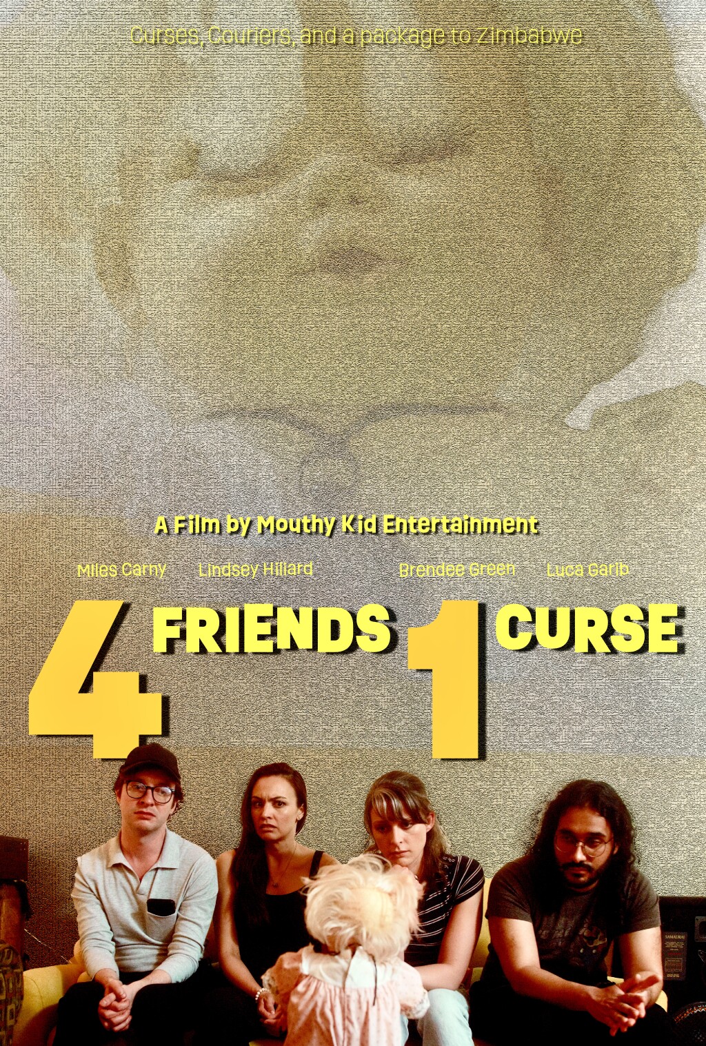 Filmposter for 4 Friends 1 Curse